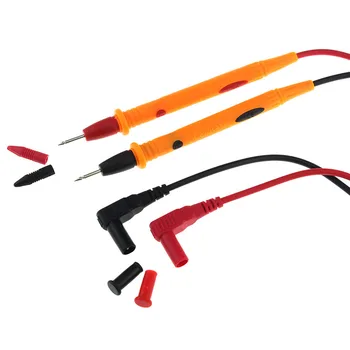 1 par Multimeter pen 1000V 10A Tunge Multimeter Voltmeter Gummibelagt Test Probe Fører Wire Kabel-Pen