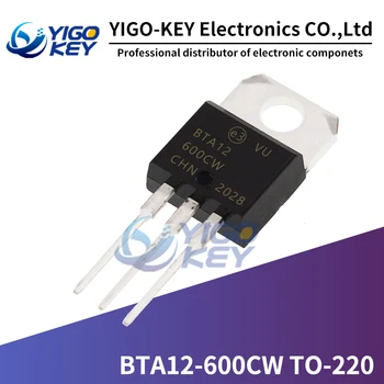 10STK BTA12-600B BTA12-600C BTA12-600BW BTA12-600CW TIL-220 BTA12600BW BTA12600CW to220 huse Transistor Nyt og Originalt