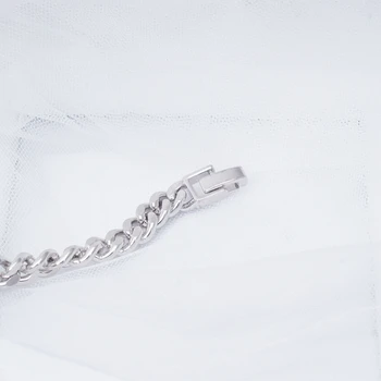 10stk Engroshandel Sølv Farve Tennis Armbånd til Kvinder Crystal Cubic Zirconia Sten Punk Armbånd, Kæde Smykker