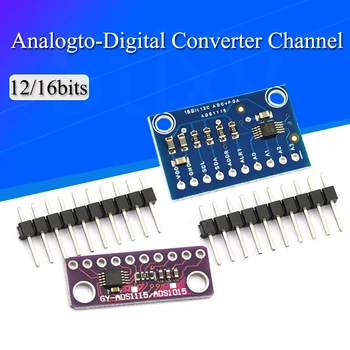 12bits 16 Bit I2C ADS1115 ADS1015 ADC Modul 4-kanal med Gain Pro-Forstærker, 2,0 V til 5,5 V til Arduino RPi