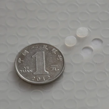 200pcs 6mm*1mm gennemsigtig selvklæbende blød anti-slip kofangere silikone gummi fødder puder stor silica gel stød absorber
