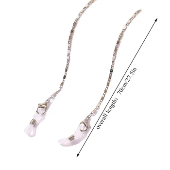 2021 Mode Metal Briller Chain Perler Maske Hængende Kæder Boheme-Kvinder ' s Hals Kæde For Solbriller, Briller Lanyard