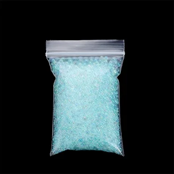 20g/masse på 0,4-3 mm Mixe Farve Lille Krystal Boble Bolden Microbead Perler Epoxy Filler For DIY Silikone Formen Nail Art Fyldninger