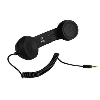 3,5 mm Mic Retro Telefon Mobiltelefon Modtager Til iPhone Telefon-Modtagere med komfortabel opkald Til Mobiltelefon