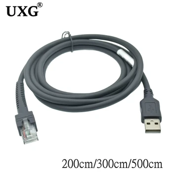 5M 3M USB til RJ48 RJ50 Scanner data kabel til LS2208 LS1203 LS2208/AP LS4008I LS7808 DS3400 til Zebra Xunbao Motorola Honeywell