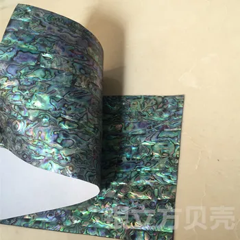 Abalone soft shell paper blå naturlige abalone produktion bøjelig med selvklæbende tape særlige håndværk dekoration materialer