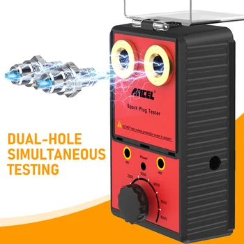 ANCEL tændrøret Tester Professionel Dobbelt Hul 110V 220V, 12V Bil Benzin Tænding Analyzer Diagnostisk Værktøj