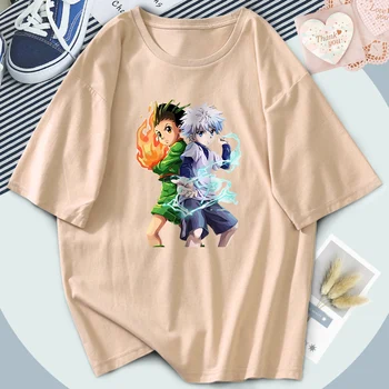 Anime HUNTERXHUNTER Kvinde T-shirt Blød 2021 kortærmet Top S-XXXL Behagelig Personlighed Stor Størrelse Streetwear t-Shirts