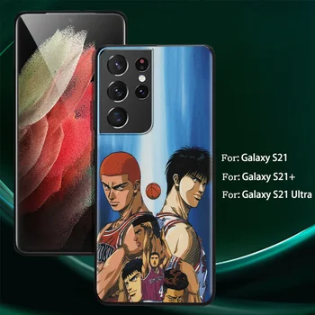 Anime SLAM DUNK Blød Sort taske Til Samsung Galaxy S21 Ultra S20 FE S10 Plus S10e S9 S8 S7 M51 M31 Silikone Shell Telefonens Cover