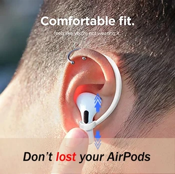 Anti Tabt Earhooks For Apple Airpods Pro 3 2 1 Xiaomi Huawei Øre Pod Krog Holder Til Luft bælg pro Trådløse Hovedtelefon Tilbehør