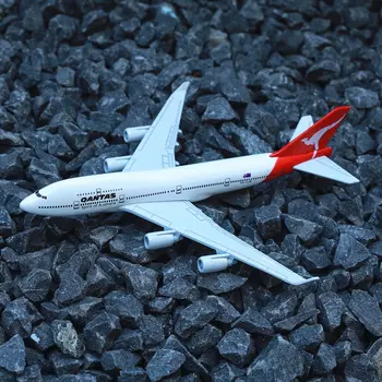Australske Qantas Airlines B747 Fly Model 15cm Legering Luftfart Collectible Trykstøbt Miniature Ornament Souvenir-Legetøj