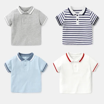 Baby tøj, Polo Shirt Kort Ærme T-Shirt 0-3-årige drenge sommer tøj baby girls blouse børn er børn, gå ud
