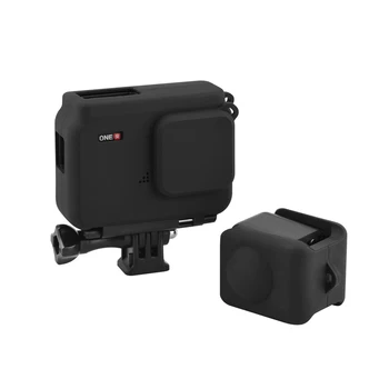 Beskyttende silikone Dust-Proof Case for Insta360 EN R Twin Udgave 4K Vinkel 360 Panorama objektivdæksel Action Kamera Tilbehør