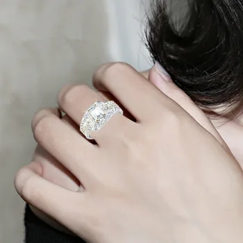 Cubic Zirconia ring Hele Salg Luksus Designer Smykker til Kvinder Bryllup Gaver Ringe til Kvinder Pille Ring Guld Ring Anillos Mu
