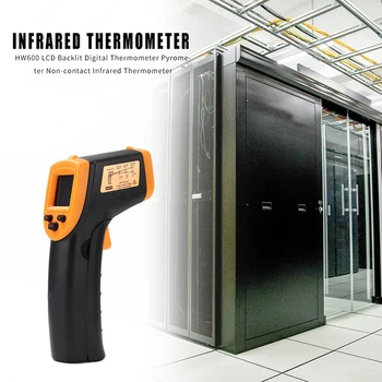 Digital Infrarød Termometer -50~600C Ikke-Kontakt Pyrometer Digital Laser Termometer Industri Temperatur Måle-Instrument