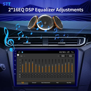 EKIY 1280*720 Android 10 2din Autoradio For Suzuki SX4 2006-Carplay Mms Video-Afspiller, GPS-Navigation, Auto Stereo-DVD