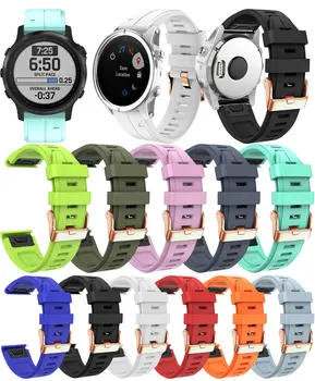Fenix 6S 5S 20MM Rem Smartwatch Band Til Garmin Fenix 6S 6S Pro 5S 5S Plus Hurtig-Slip Silikone Urrem Easyfit Bælte Håndled