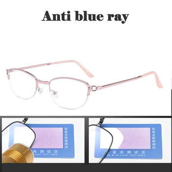 Foldbar Progressive Briller Til Læsning Multifokal Bærbare Anti Blå Lys Optisk Presbyopic Briller Langt Nær-Læser Ultralet