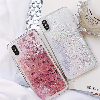 For Samsung Galaxy S20 Ultra S10 S9 S8 Plus Note10 9 8 Kviksand Glitter Cover A51 A71 A7 A8 2018 A10 A50 A70 A20S M20 M30 Sag