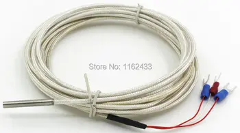 FTARP04 PT100 vandtæt anticorrosive type 5m kabel-4*30mm polske stang probe leder RTD temperatur-sensor