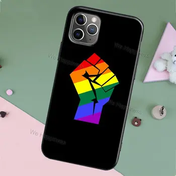 Gay Pride Rainbow Flag taske Til iPhone XR-X XS ANTAL 11 13 Pro Max 12 mini SE 2020 5S 6S 8 7 Plus Gummi Cover