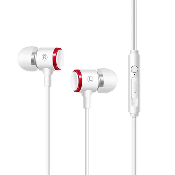 HiFi Stereo 3,5 mm In-Ear Hovedtelefoner Med Mikrofon Gaming Headset Øretelefoner Kabel Til Xiaomi Redmi Note 7 Umidigi A5 Pro Ære 8X