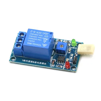 HR202 DC 5V 1 Channal 1CH Luftfugtighed Sensor Switch Relæ Modul Control Board Luftfugtighed Sensor Modul til Arduino