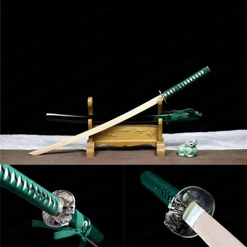 Japan Iaido Træ Katana Uddannelse Trække Sværdet Rekvisitter En Bambus Træ-Sværd Kriger Blade Med Skede, Træ-Sværd