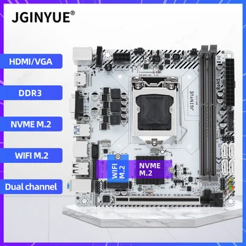 JINGYUE B85 Bundkort LGA 1150 støtte Intel Pentium/Core/Xeon CPU, DDR3 16G RAM M. 2 NVMe WIFI slot Desktop Bundkort B85I-PLUS