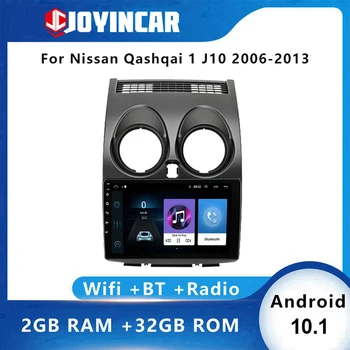 JOYINCAR 2 Din Android 10.1 Bil Radio For Nissan Qashqai 1 J10 2006-2013 Bilen Multimedia-Afspiller, GPS-Navigation, Stereo-System
