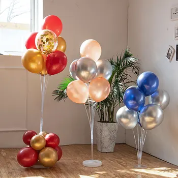 Latex Ballon Pinde Klar PVC Stænger Balloner Stand Holder Pinde Med Cup-Kids Fødselsdag Bryllup Tilbehør til Udsmykning