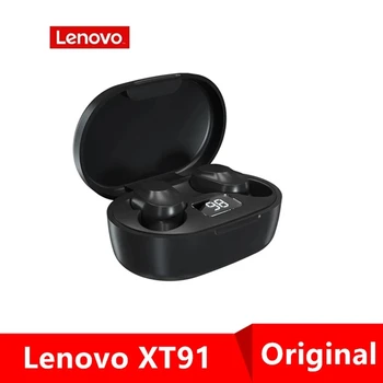Lenovo Oprindelige XT91 Trådløse Bluetooth-Hovedtelefoner, AI-Kontrol Gaming Headset Stereo bas Med Mic støjundertrykkelse TWS Øretelefon