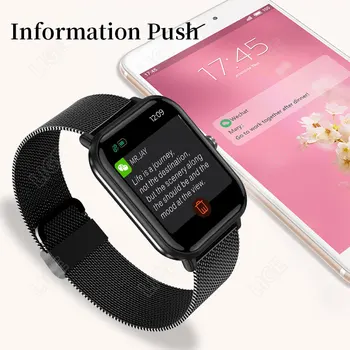 LIGE Fashion Slanke Smart Ur Kvinder Sport Fitness Tracker Smartwatch Mænd Armbånd Fuld Touch Ur Til Xiaomi Huawei IOS Telefon