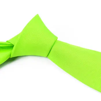 Linbaiway 8cm Bred Slips stærke Bånd til Mænd Bryllup Polyester Gule Slips Mand Business-Bowtie Shirt Tilbehør Brugerdefinerede Logo