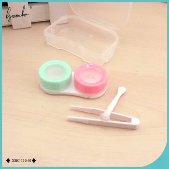 Lymouko 2pcs/Meget Populære Søde Candy Farve Bærbare kontaktlinse Sag for Rejse Mini Kit Holder Container Box Optik