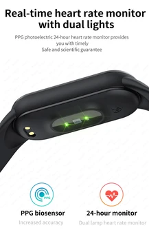 M6 Smart Band Mænd Smart Armbånd Women Fitness Tracker pulsmåler blodtryk Børn ser For Xiaomi iPhone