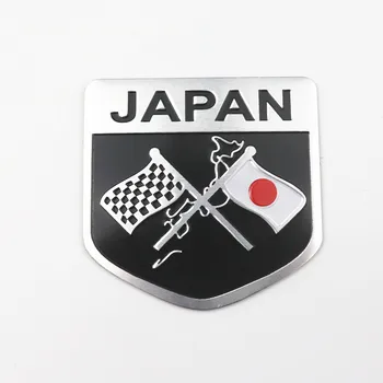 Metal Japansk Flag, Logo Badge JAPAN Bil-Mærkat Mærkat For Toyoto Honda, Nissan, Mazda Nissan Mitsubishi Infiniti SUBARU Suzuki