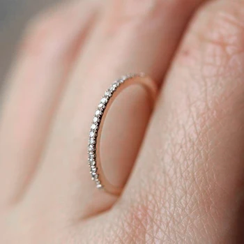 MFY Cubic Zirconia Bryllup/forlovelsesringe Hvid/ Fashion Brand Krystal Ring Smykker Til WomenNew butikstilbud