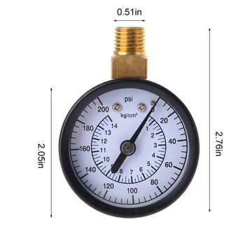 Mini-Vand, Luft, Gas manometer 1/4