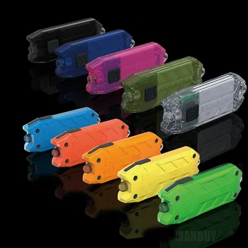 NITECORE Rør Bærbare Lys Micro-USB-Genopladelige EDC Lomme Lommelygte Vandtæt Mini Størrelse vægt 10 Farverige Nøgle Lampe