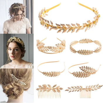 Nye mode, retro-hårbånd kvinders bryllup metal guld folie butterfly hovedbøjle piger, brude hår tilbehør gaver