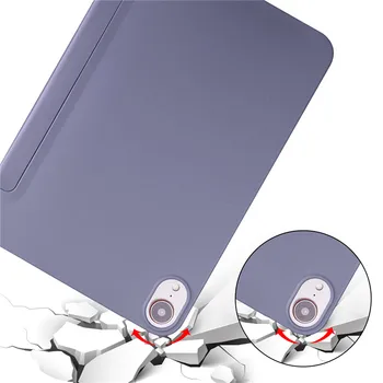 Nye Slanke Smart Case til iPad Mini 6 2021 Folio Flip 8.3 tommer PU Læder Tablet Cover Til Mini6 Mini 6 Tilfælde Coque Pink Rose Guld