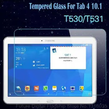 Premium-9H-0,3 mm Hærdet Glas til Samsung Galaxy Tab 4 10.1 T530 T531 T535 Gennemsigtig skærmbeskytter Film Klar værktøj