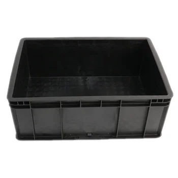 Q-CB4 420X310X155mm Sort Rektangel, Antistatisk Bin ESD Tote Container Ledende Plast Box