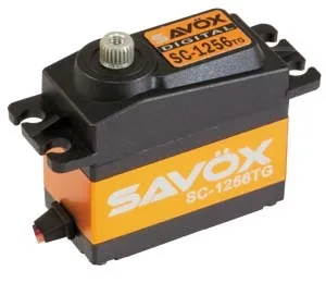 SAVOX 1256TG titanium gear, vandtæt digital servo