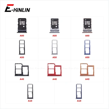 Sim-Kort Skuffe Socket Slot Læser-Adapter Til Samsung Galaxy A80 A50 A40 A10 A805 A505 A405 A105 Micro SD-Stik Container
