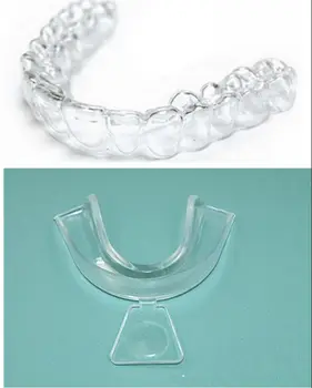 Termoformning Formbare Munden Tænder Dental Skuffe Tandblegning Vagt Whitener