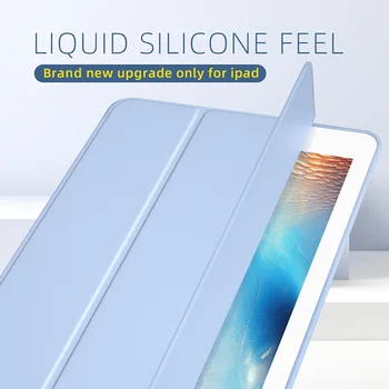 Til iPad Mini 6 Tilfælde 2021 Smart Tablet Cover Til iPad Mini 1 2 3 4 5 iPad 2 3 4 Flydende Silikone Shell Læder Soft Back Cover