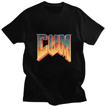 Toppe Vintage Graphic Tee Shirt, Mænds Bomuld T-shirts Doom Sperm t-shirts Herre Sommer Mode Korte Ærmer Afslappet Oversize T-shirt