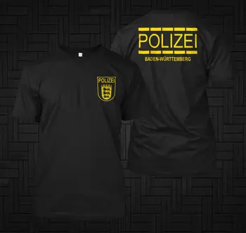 Tyskland Byer State Police Polizei GSG SEK Bundespolizei Mænd T-Shirts, Korte Casual Bomuld Shirts